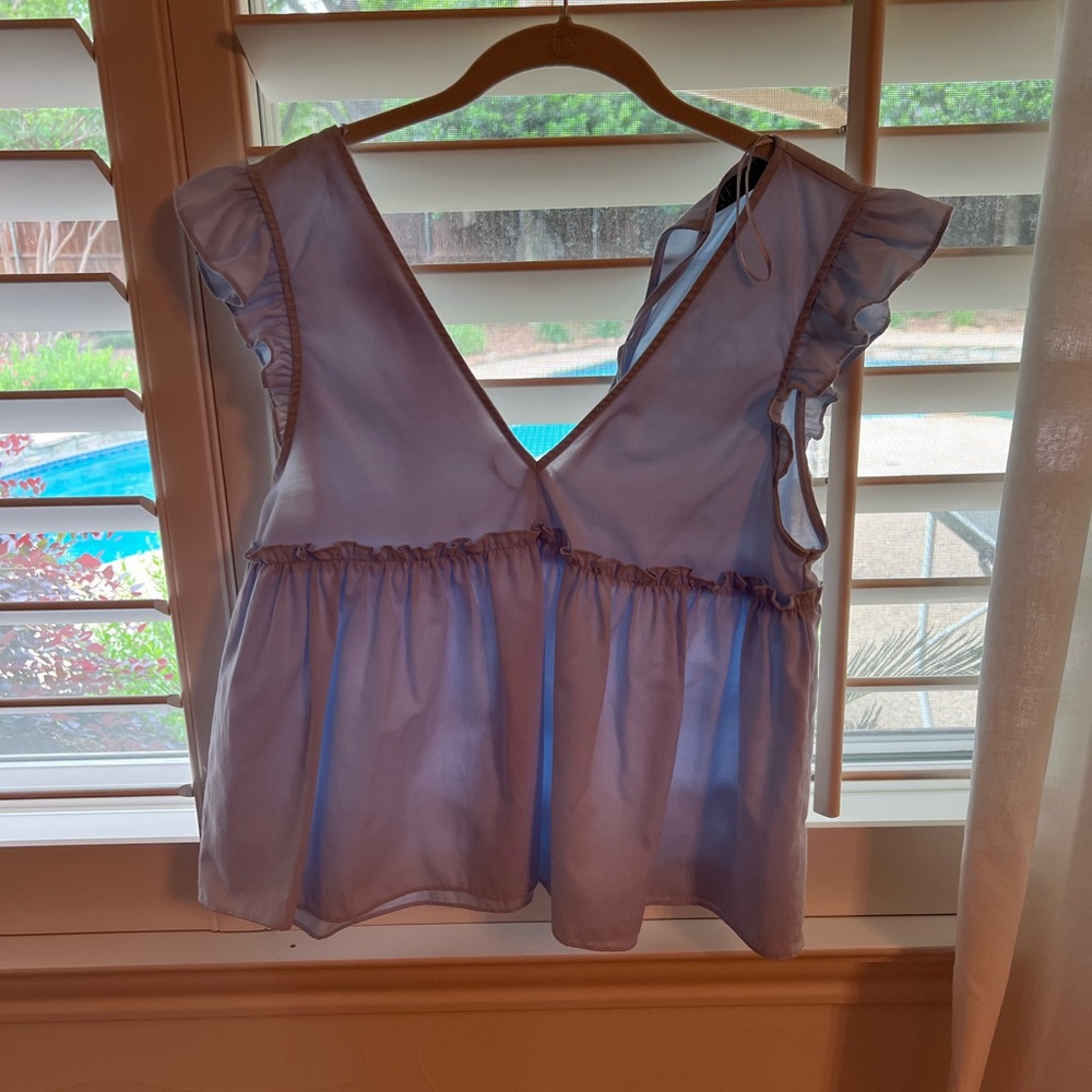 Zara Ruffle Tank